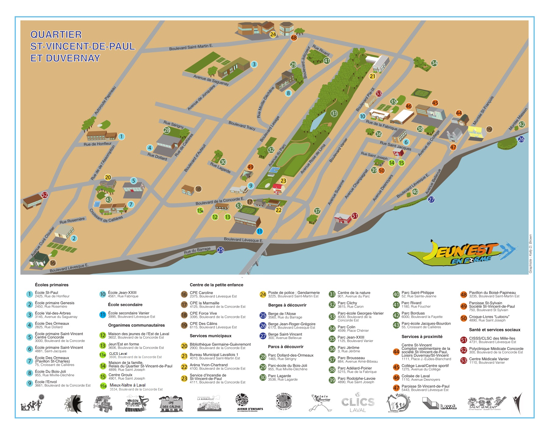 Carte Interactive St-Vincent-de-Paul